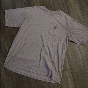 Carhartt Heathered Gray Men's Short Sleeve Tee